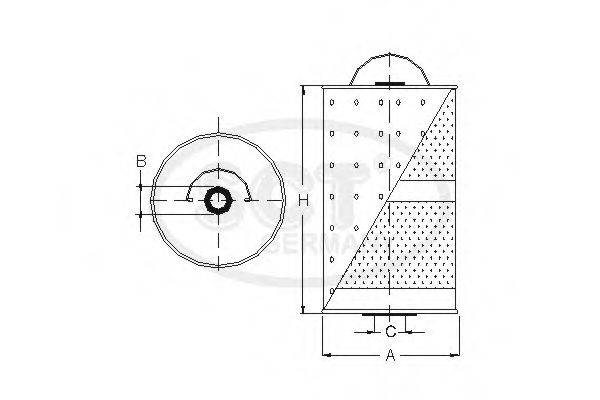 SCT GERMANY SF504 Масляний фільтр