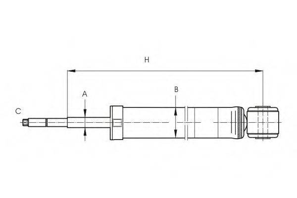 SCT GERMANY Z1086G Амортизатор