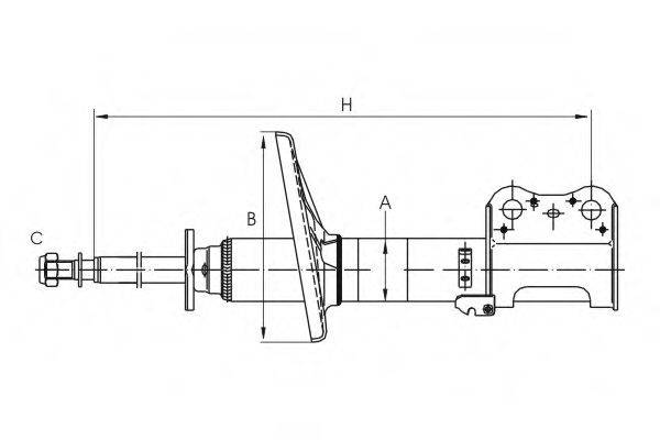 SCT GERMANY Z3087L Амортизатор