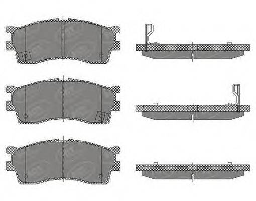 SCT GERMANY SP441PR Комплект гальмівних колодок, дискове гальмо