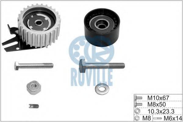 RUVILLE 5603650 Комплект роликів, зубчастий ремінь