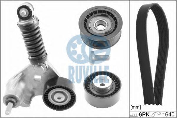 RUVILLE 5525680 Полікліновий ремінний комплект