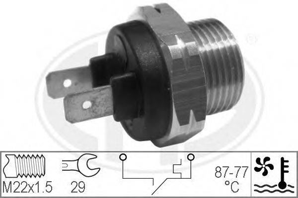 ERA 330167 Термивимикач, вентилятор радіатора