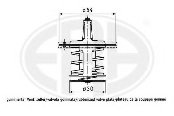 ERA 350372 Термостат, охолоджуюча рідина