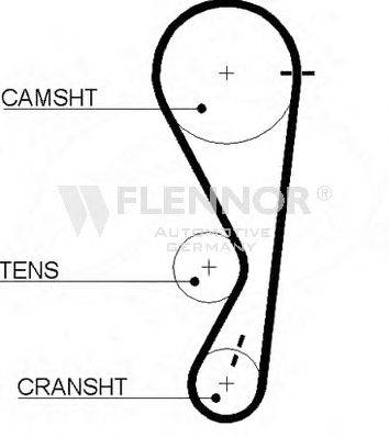 FLENNOR 4400V Ремінь ГРМ