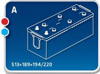 IPSA TPT135 Стартерна акумуляторна батарея