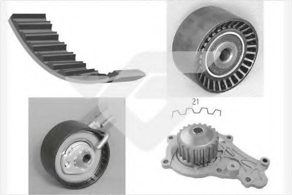 HUTCHINSON KH165WP59 Водяний насос + комплект зубчастого ременя