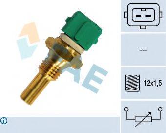 FAE 33400 Датчик, температура охолоджувальної рідини