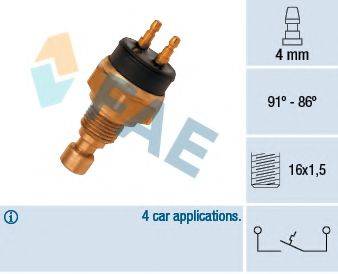 FAE 37450 Термивимикач, вентилятор радіатора