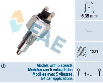FAE 41070 Вимикач, фара заднього ходу