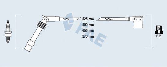 FAE 85084 Комплект дротів запалювання