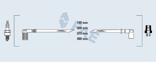 FAE 85250 Комплект дротів запалювання