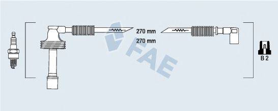 FAE 85481 Комплект дротів запалювання