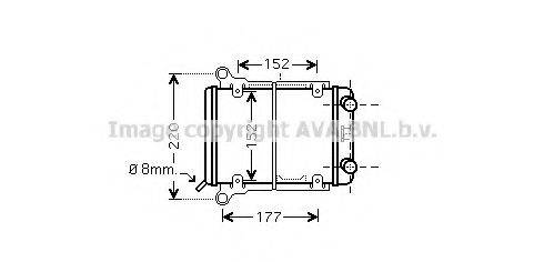 AVA QUALITY COOLING AI2257 Радіатор, охолодження двигуна