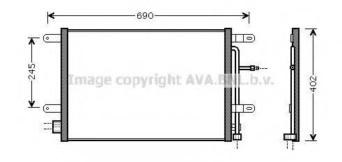 AVA QUALITY COOLING AI5238 Конденсатор, кондиціонер