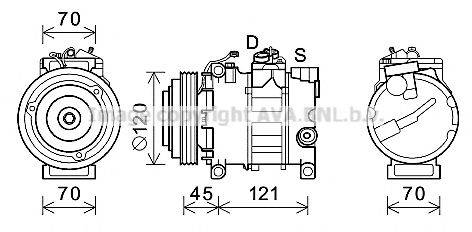 AVA QUALITY COOLING AIK379 Компресор, кондиціонер