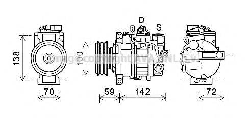 AVA QUALITY COOLING AIK388 Компресор, кондиціонер