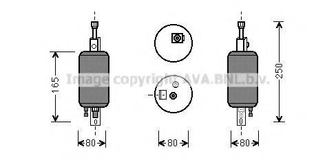 AVA QUALITY COOLING ALD001 Осушувач, кондиціонер