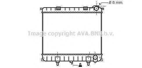 AVA QUALITY COOLING AU2173 Радіатор, охолодження двигуна