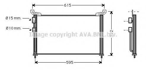 AVA QUALITY COOLING AU5136 Конденсатор, кондиціонер