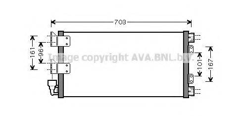 AVA QUALITY COOLING AU5178 Конденсатор, кондиціонер