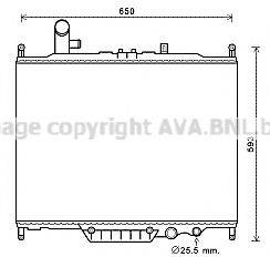 AVA QUALITY COOLING AUA2225 Радіатор, охолодження двигуна