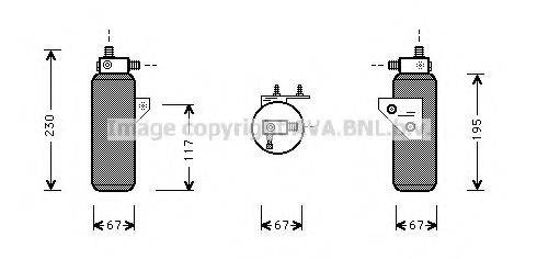 AVA QUALITY COOLING AUD144 Осушувач, кондиціонер