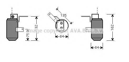 AVA QUALITY COOLING AUD158 Осушувач, кондиціонер