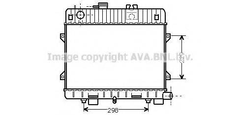 AVA QUALITY COOLING BW2032 Радіатор, охолодження двигуна