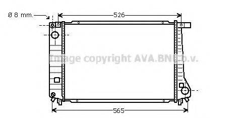 AVA QUALITY COOLING BW2103 Радіатор, охолодження двигуна