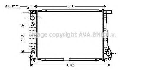 AVA QUALITY COOLING BW2126 Радіатор, охолодження двигуна