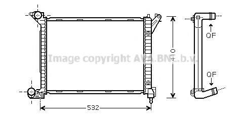 AVA QUALITY COOLING BW2263 Радіатор, охолодження двигуна