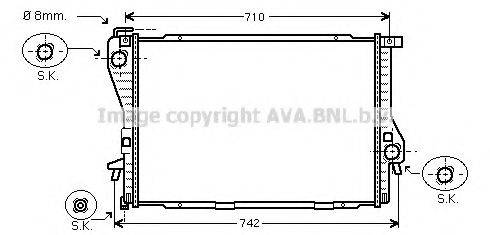 AVA QUALITY COOLING BW2301 Радіатор, охолодження двигуна