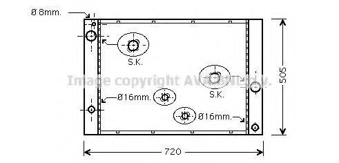 AVA QUALITY COOLING BW2338 Радіатор, охолодження двигуна