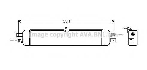 AVA QUALITY COOLING BW3037 масляний радіатор, моторне масло