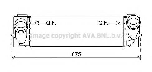 AVA QUALITY COOLING BW4463 Інтеркулер