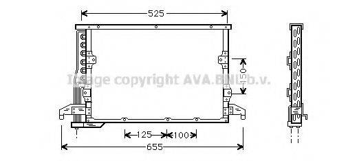 AVA QUALITY COOLING BW5190 Конденсатор, кондиціонер