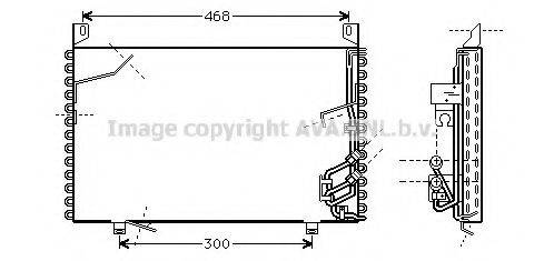 AVA QUALITY COOLING BW5197 Конденсатор, кондиціонер