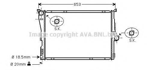 AVA QUALITY COOLING BWA2289 Радіатор, охолодження двигуна