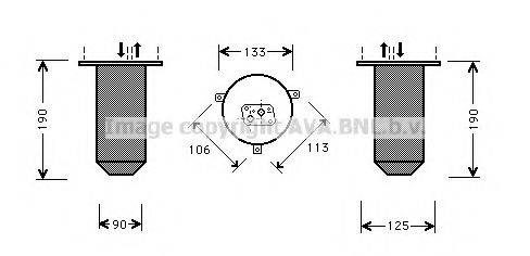 AVA QUALITY COOLING BWD218 Осушувач, кондиціонер