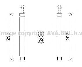 AVA QUALITY COOLING BWD445 Осушувач, кондиціонер