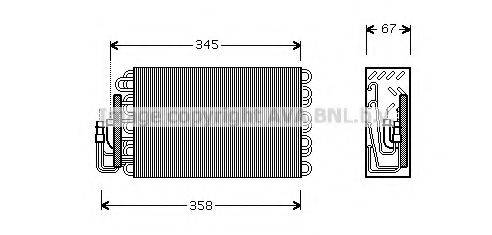 AVA QUALITY COOLING BWV272 Випарник, кондиціонер