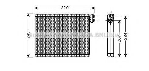 AVA QUALITY COOLING BWV339 Випарник, кондиціонер