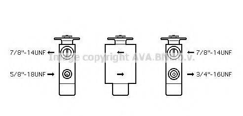 AVA QUALITY COOLING CN1223 Розширювальний клапан, кондиціонер