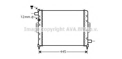 AVA QUALITY COOLING CN2236 Радіатор, охолодження двигуна