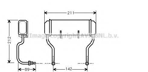 AVA QUALITY COOLING CN3021 масляний радіатор, моторне масло