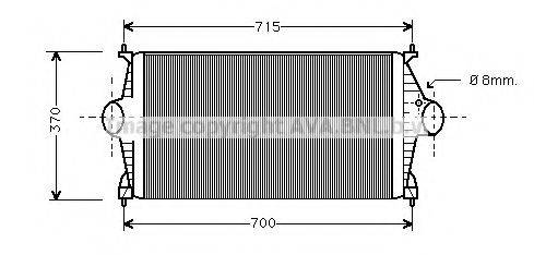 AVA QUALITY COOLING CN4043 Інтеркулер