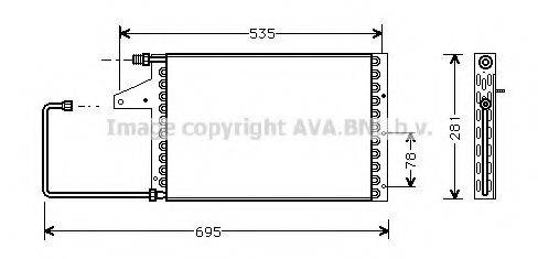 AVA QUALITY COOLING CN5097 Конденсатор, кондиціонер