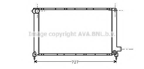 AVA QUALITY COOLING CR2001 Радіатор, охолодження двигуна