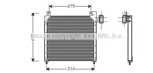 AVA QUALITY COOLING CR5016 Конденсатор, кондиціонер